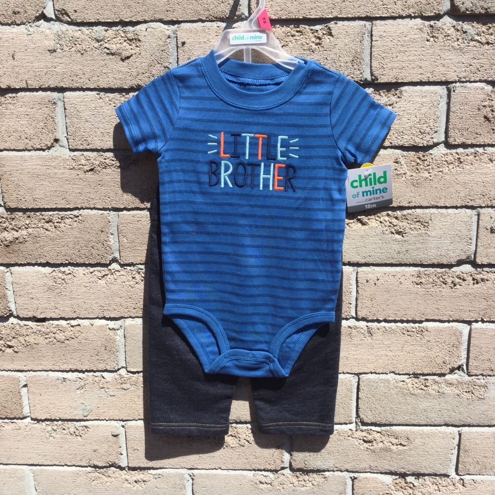 New Little Brother Outfit - 18 Months
